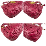 Pre-owned miu miu matelasse two-handle shoulder bag front