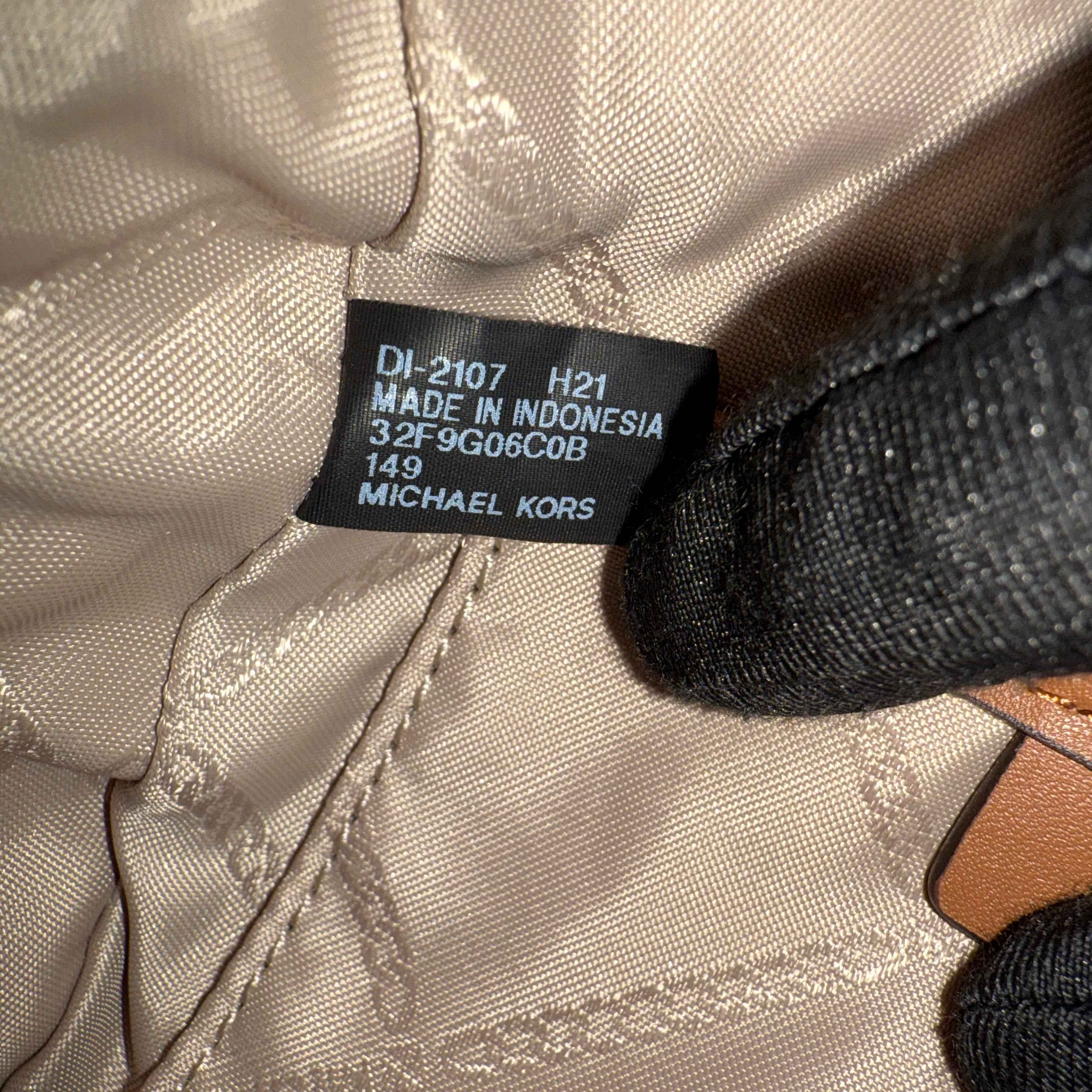 Michael Kors Monogram Coated Canvas Mini Bag