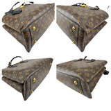 Pre-owned louis vuitton monogram canvas flower tote bag front