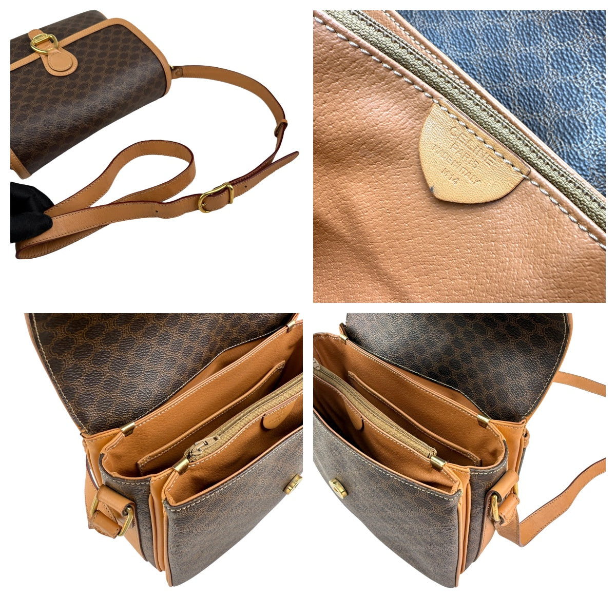 Pre-owned Celine Macadam Vintage Shoulder Bag
