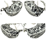 Pre-owned Balenciaga Graffiti Le Cagole XS White Leather Shoulder Bag shoulder bag