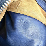 Loewe Amazona Handbag Navy blue Leather