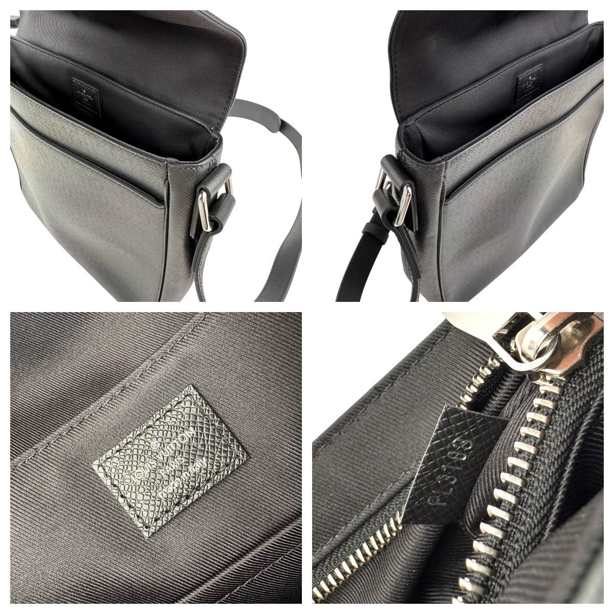 Pre-owned Louis Vuitton Taiga Roman Messenger Bag messenger bag