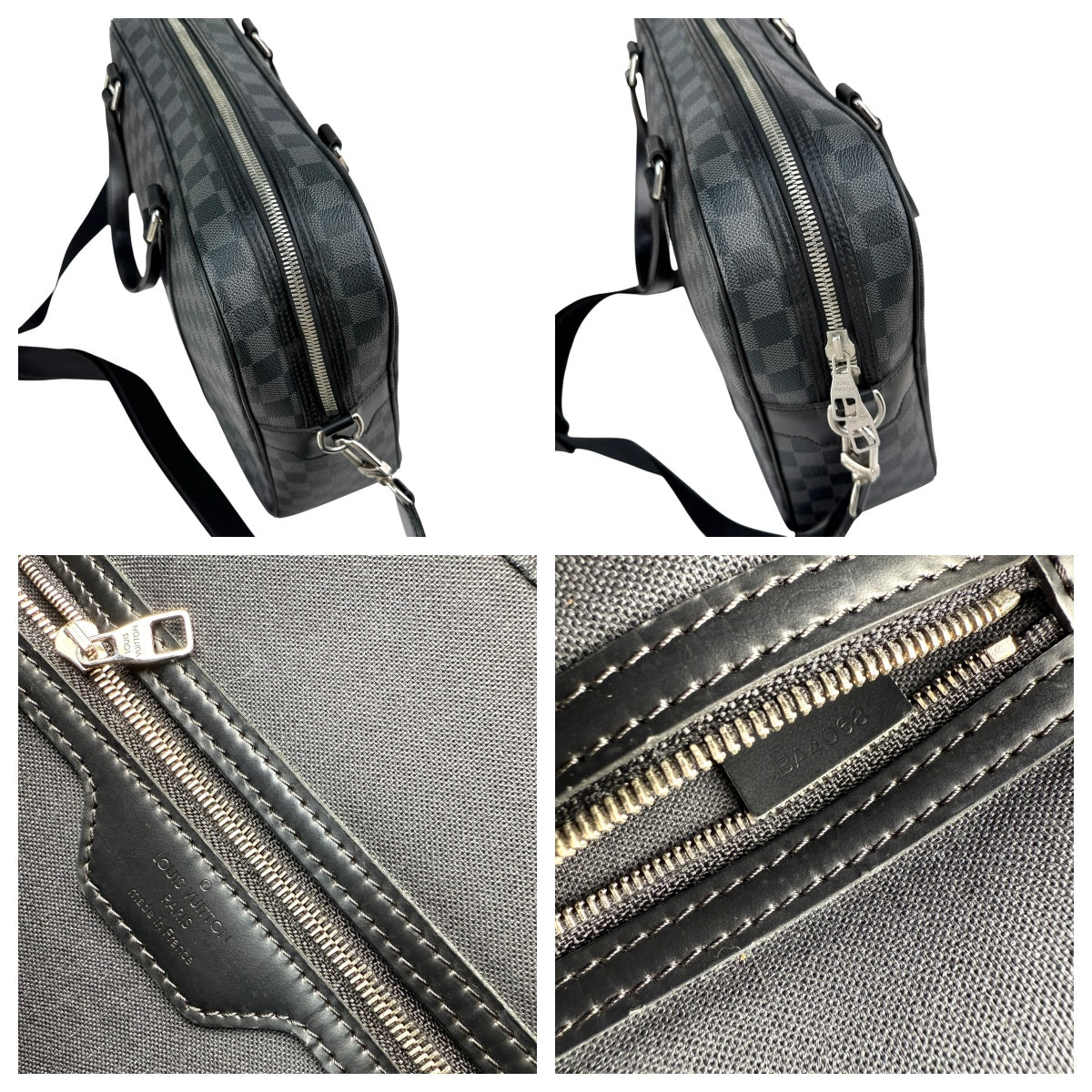 Pre-owned Louis Vuitton Damier Graphite Canvas Jorn Briefcase Bag