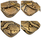 Pre-owned saint-laurent-python-crossbody-bag-front