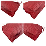 Pre-owned bottega veneta intrecciato leather shoulder bag front