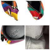 Pre-owned Loewe Multicolor Leather Mini Striped Elephant Crossbody Bag
