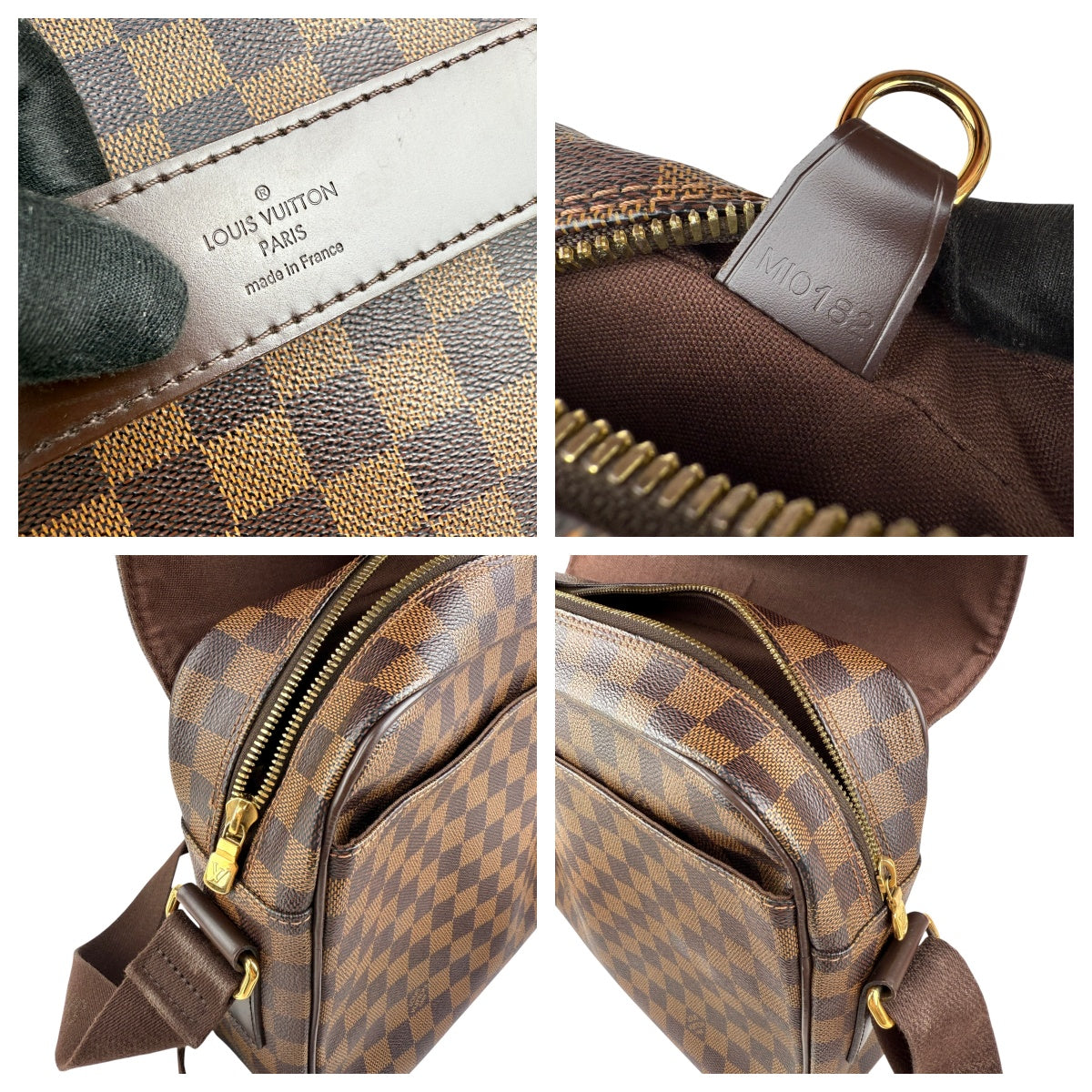 Pre-owned Louis Vuitton Damier Canvas Shelton Messenger Bag