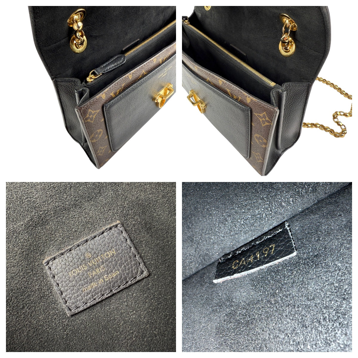 Pre-owned Louis Vuitton Monogram Canvas Black Victoire Bag