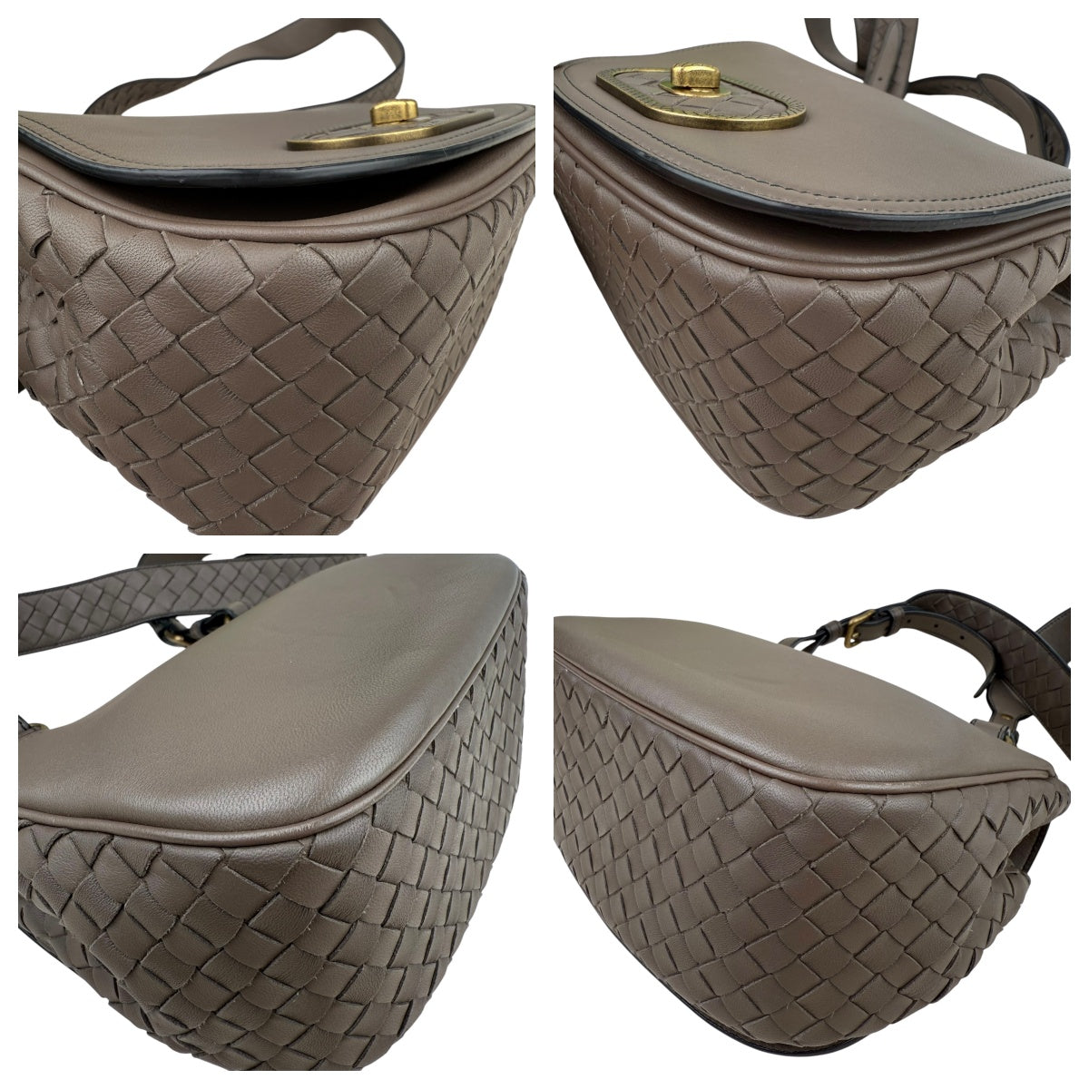 Pre-owned Bottega Veneta Luna Saddle Crossbody Bag crossbody bag