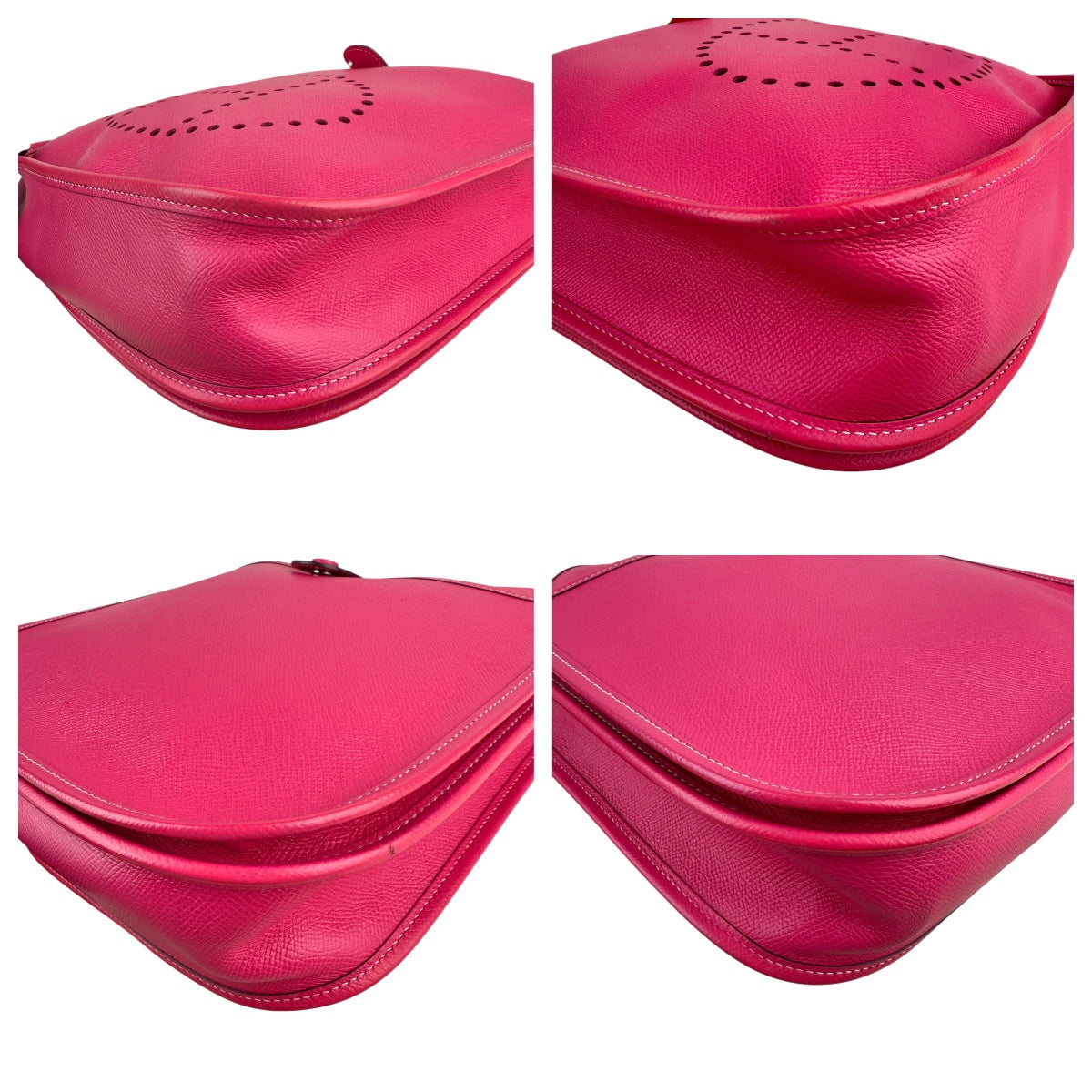 Pre-owned hermes-evelyne-rose-tyrien-front-view
