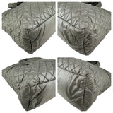 Pre-owned chanel coco cocoon nylon khaki tote bag front