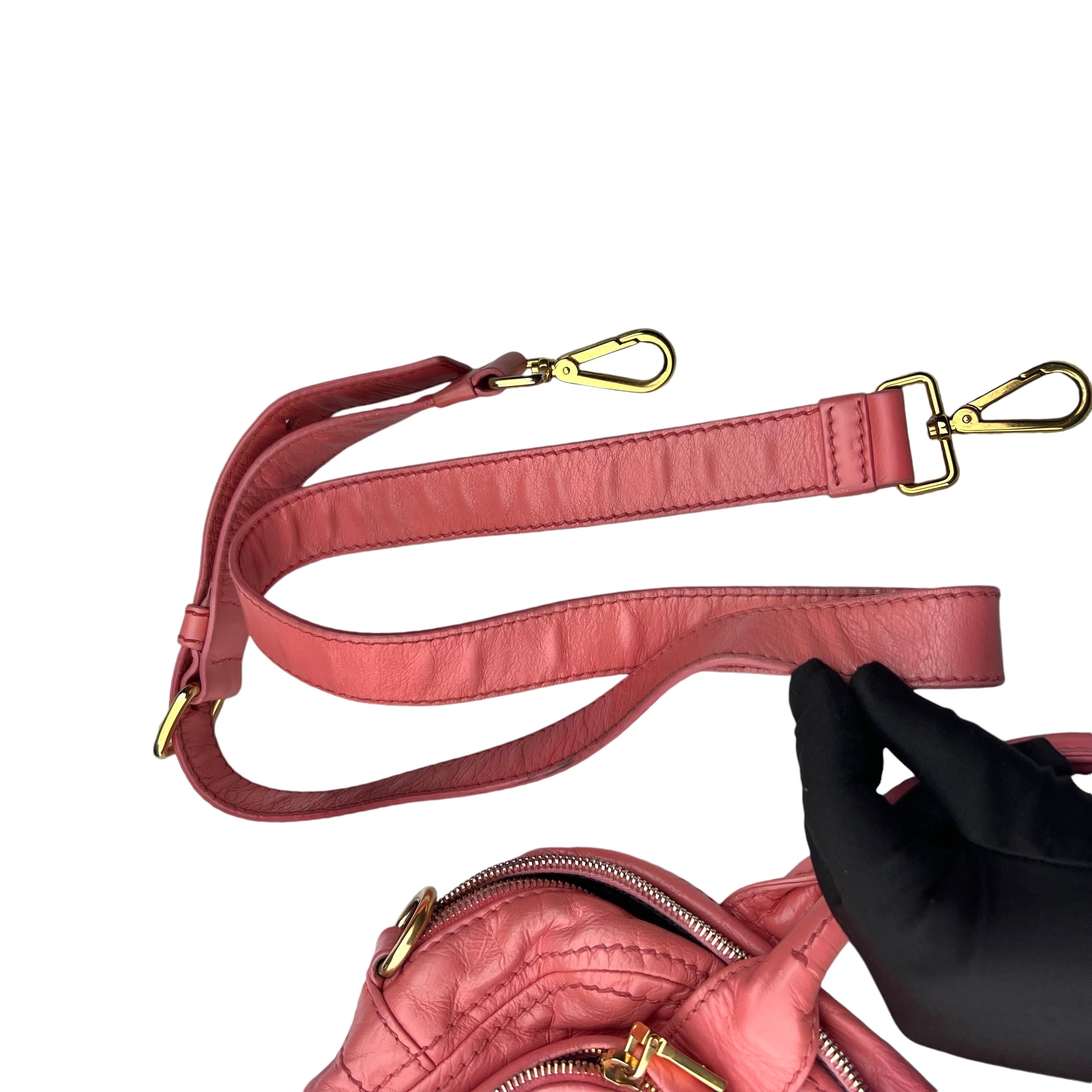 Pre-owned Prada Leather handbag Bag Pink handbag