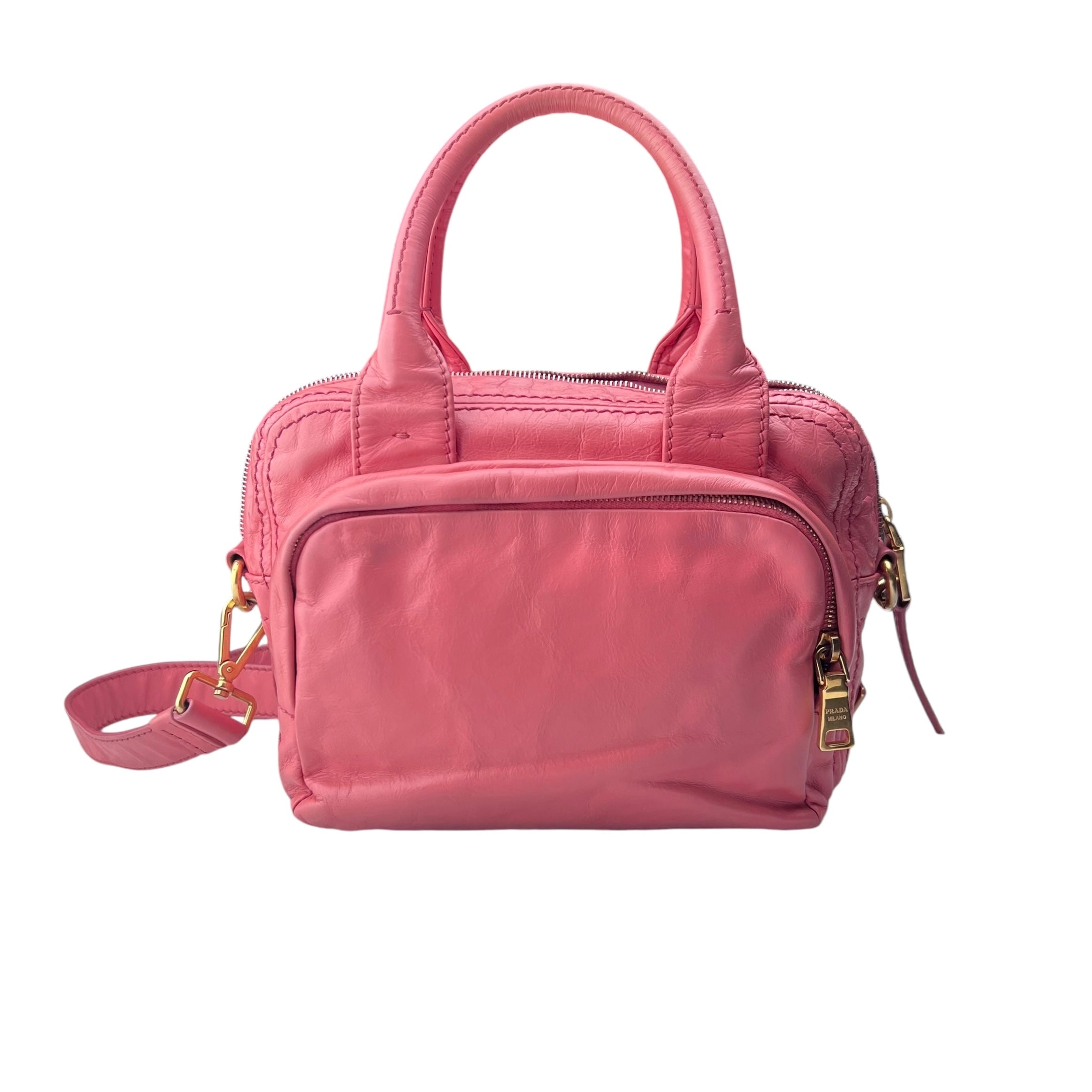 Pre-owned Prada Leather handbag Bag Pink handbag main image