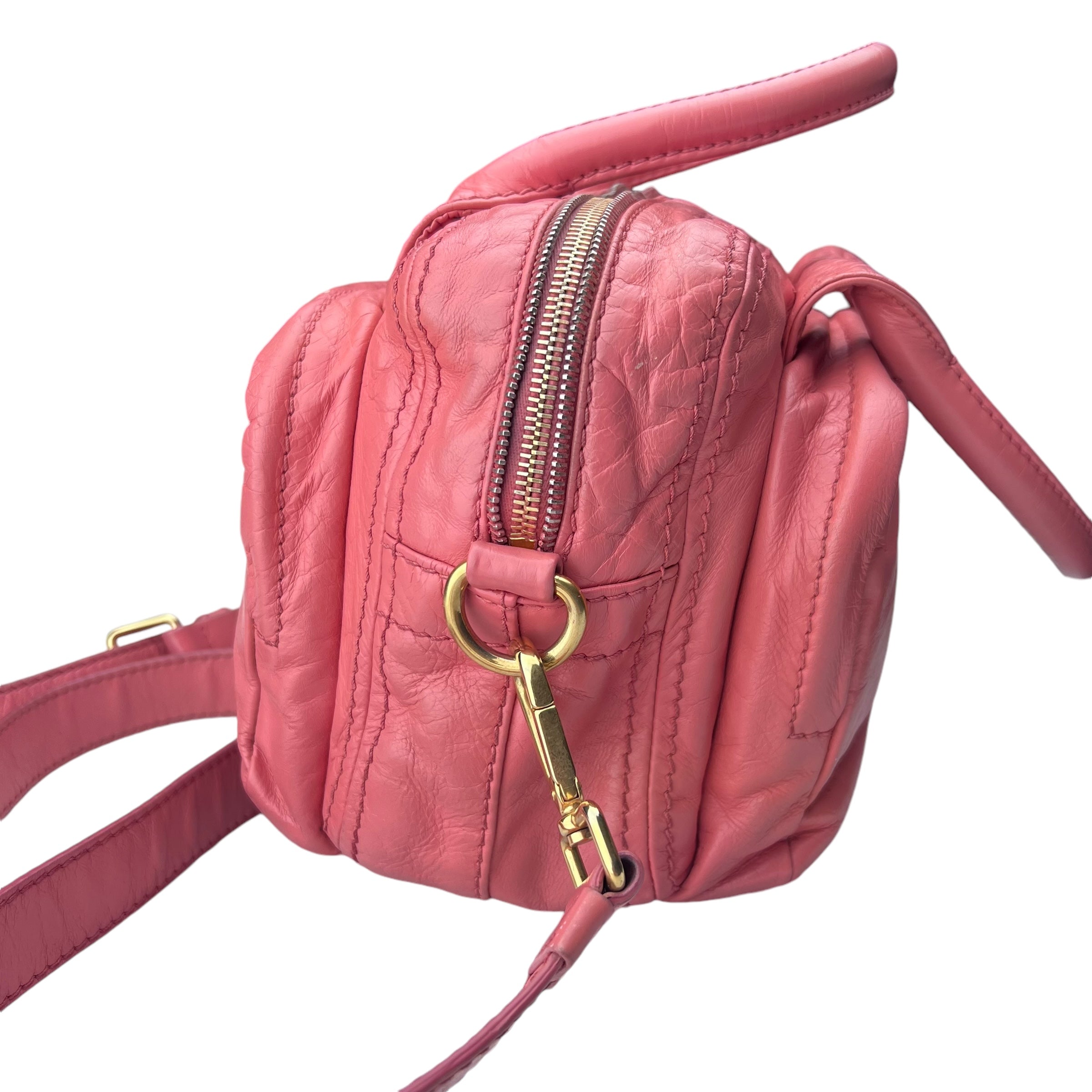 Pre-owned Prada Leather handbag Bag Pink handbag