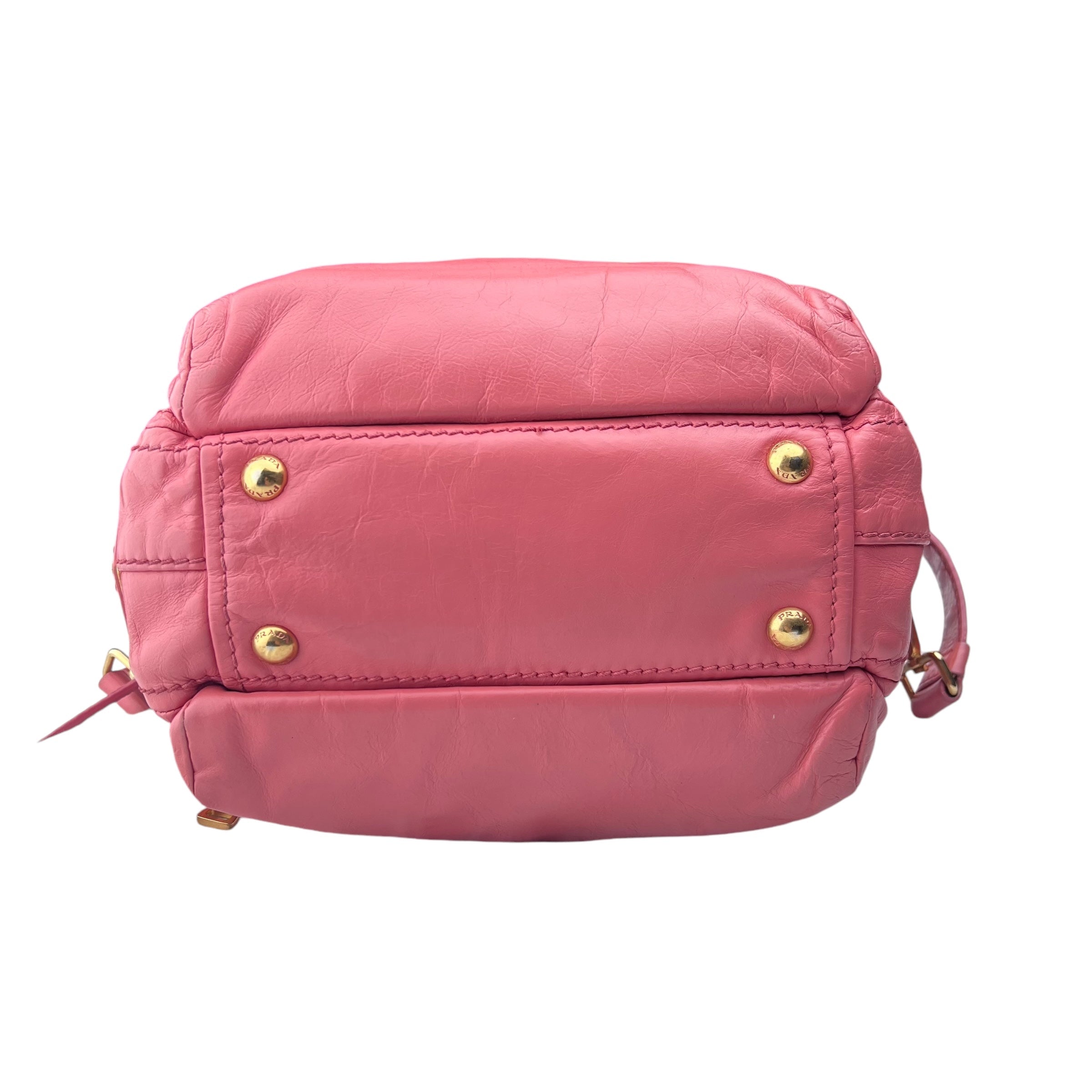 Pre-owned Prada Leather handbag Bag Pink handbag