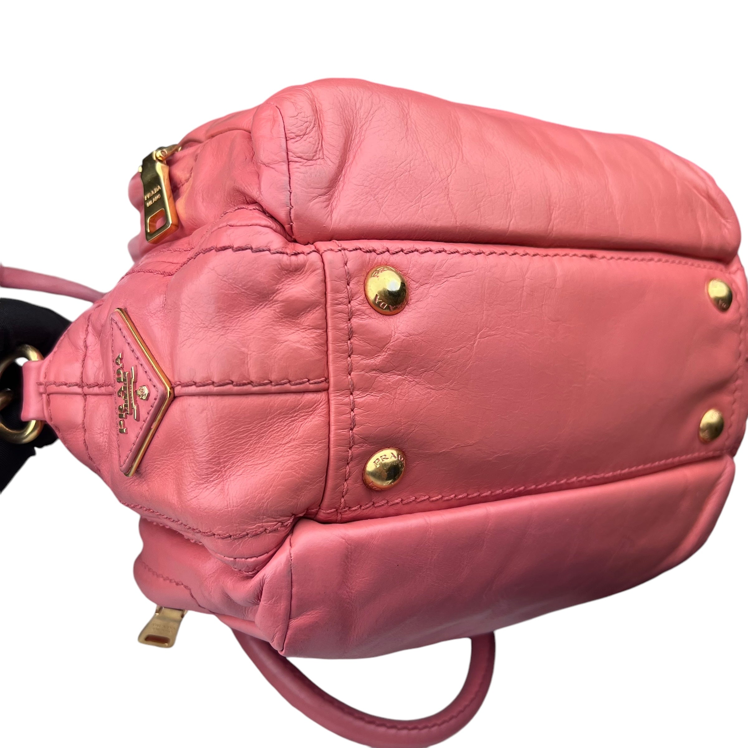 Pre-owned Prada Leather handbag Bag Pink handbag