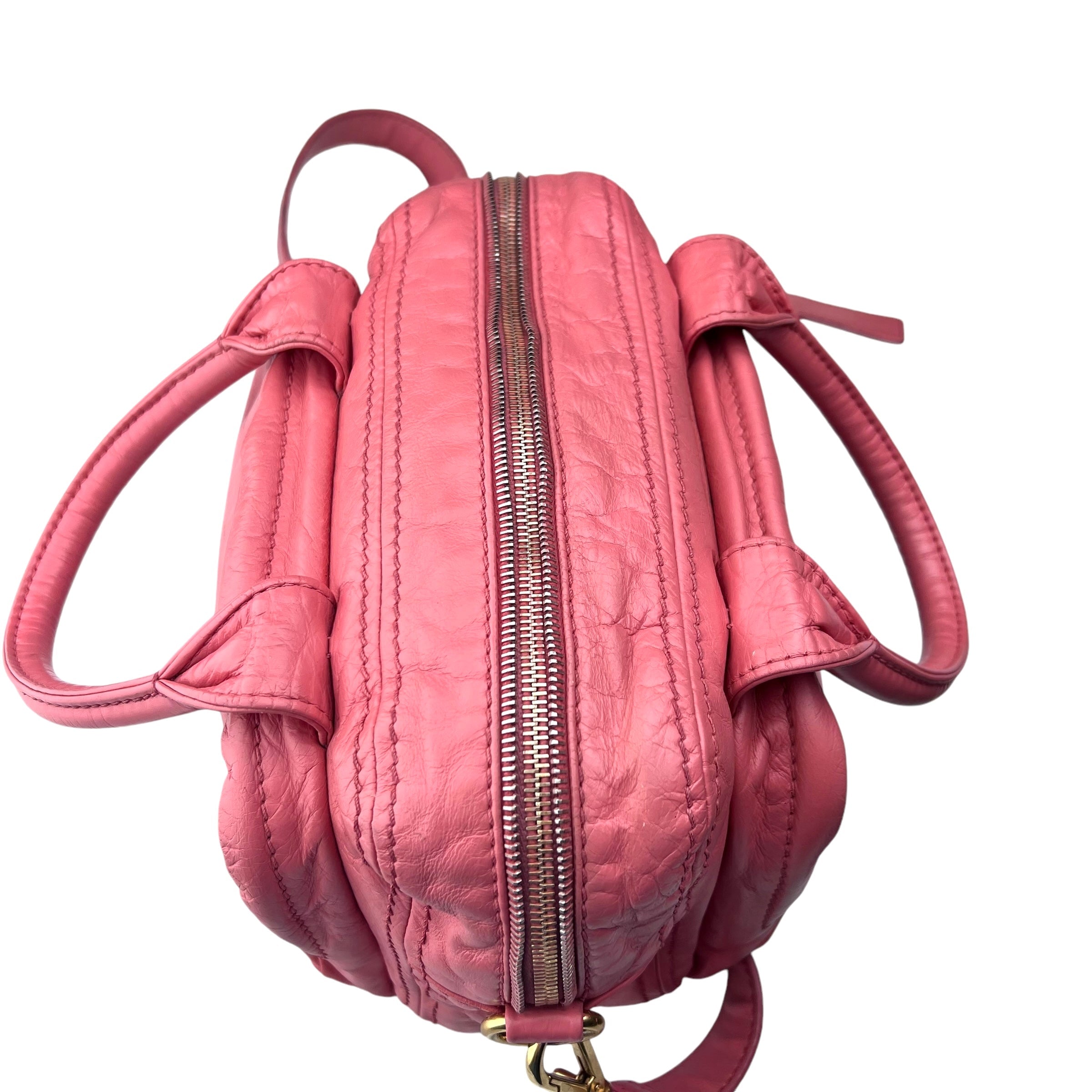 Pre-owned Prada Leather handbag Bag Pink handbag