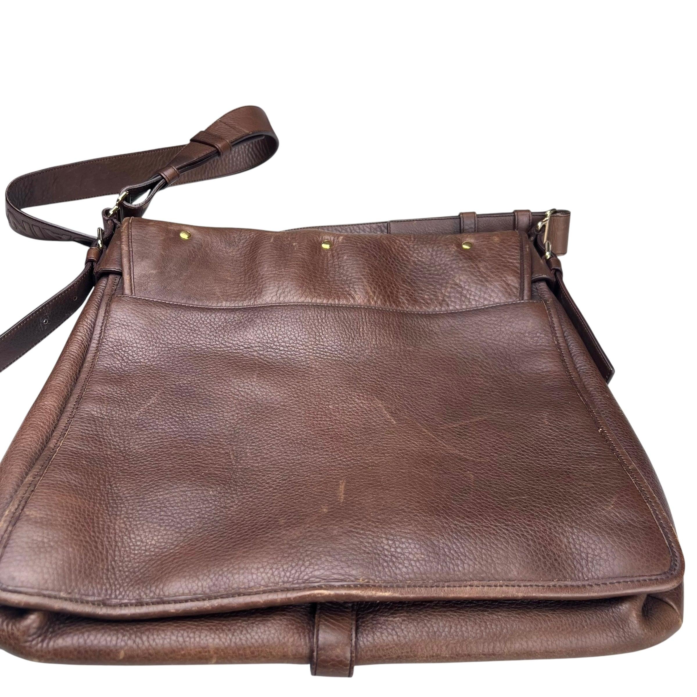 Pre-owned saint-laurent-leather-handbag-front