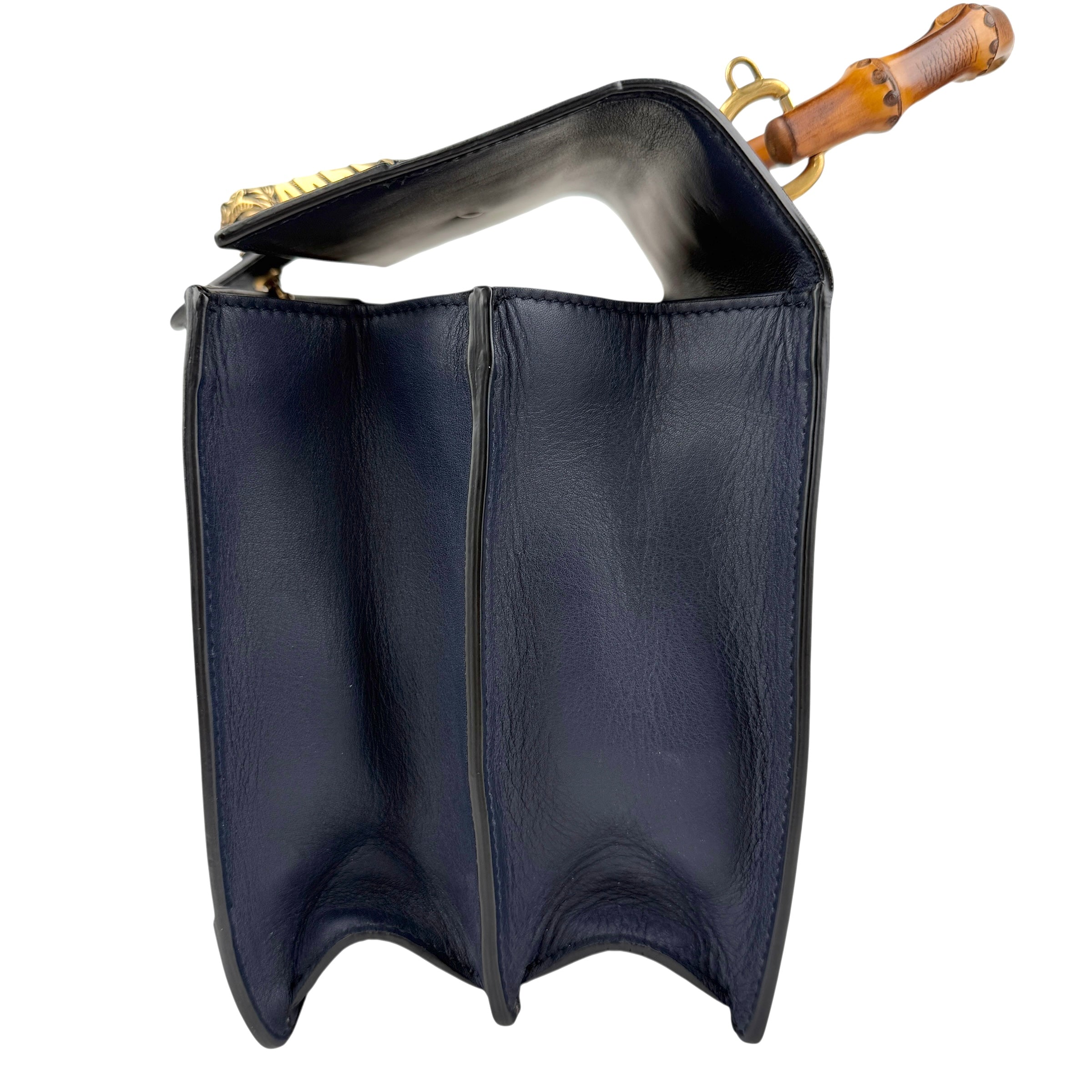 gucci dionysus bamboo leather handbag