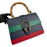 gucci dionysus bamboo leather handbag left front 45