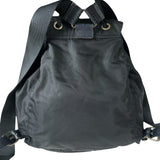 Pre-owned prada-re-nylon-cloth-backpack back view