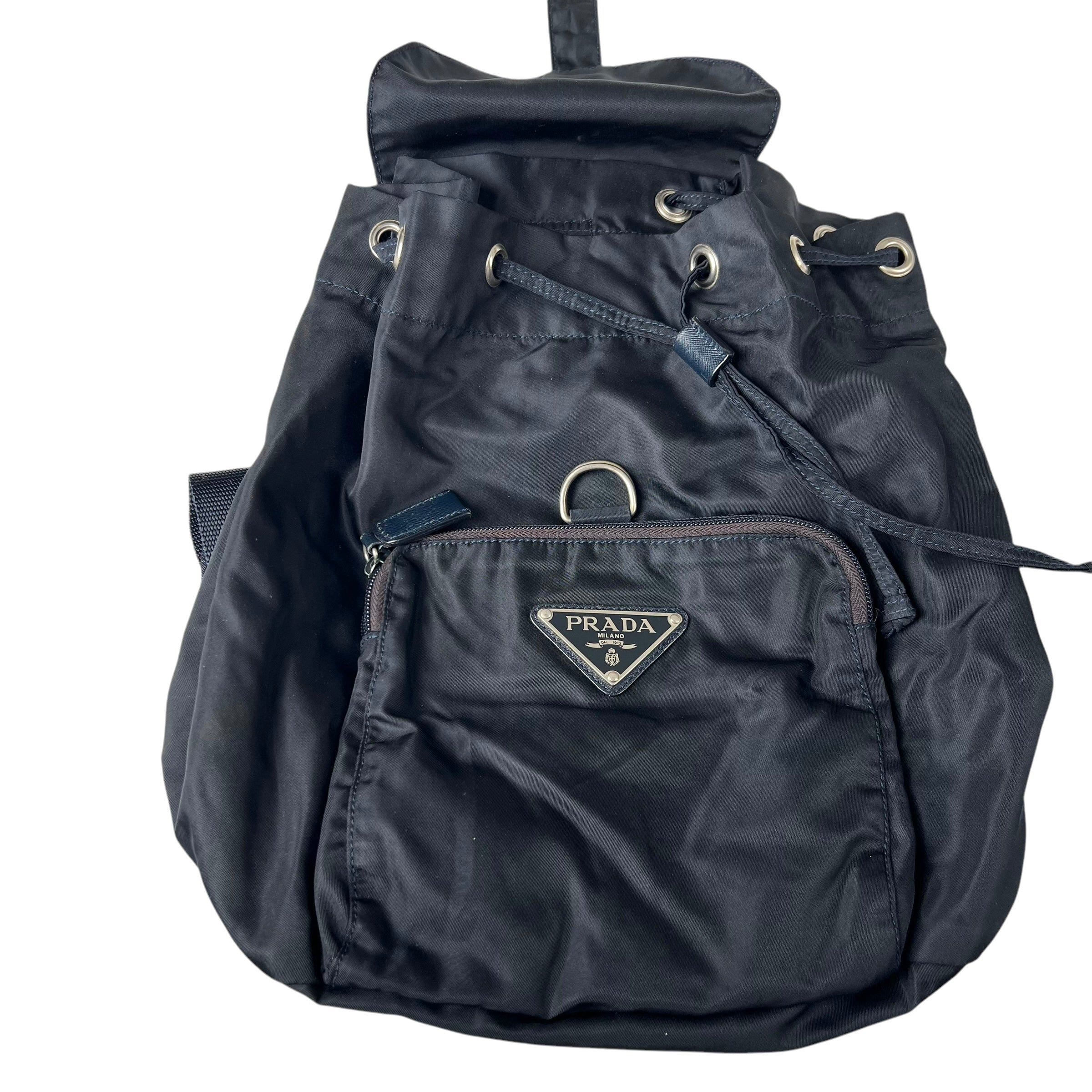 Pre-owned prada-re-nylon-cloth-backpack