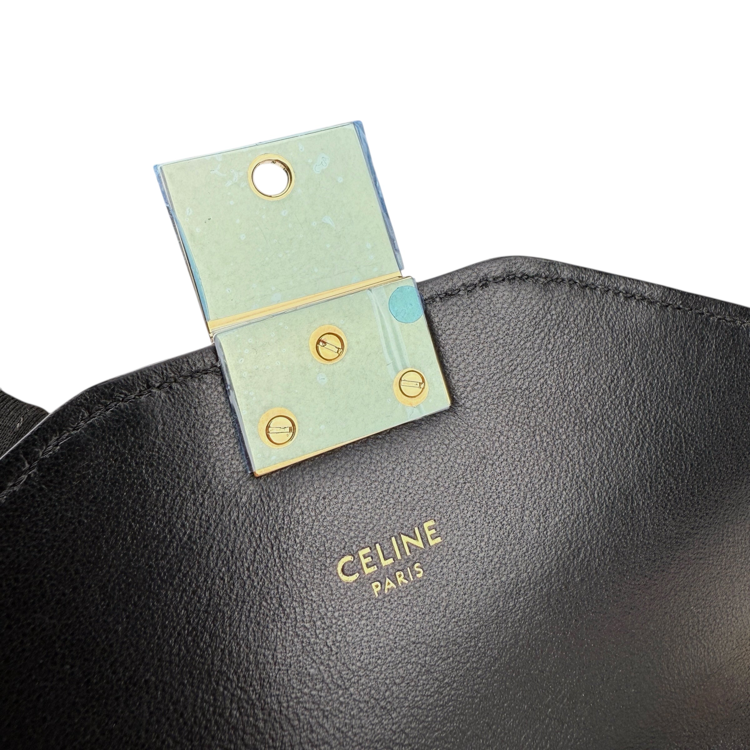 Pre-owned celine-leather-medium-c-bag-front