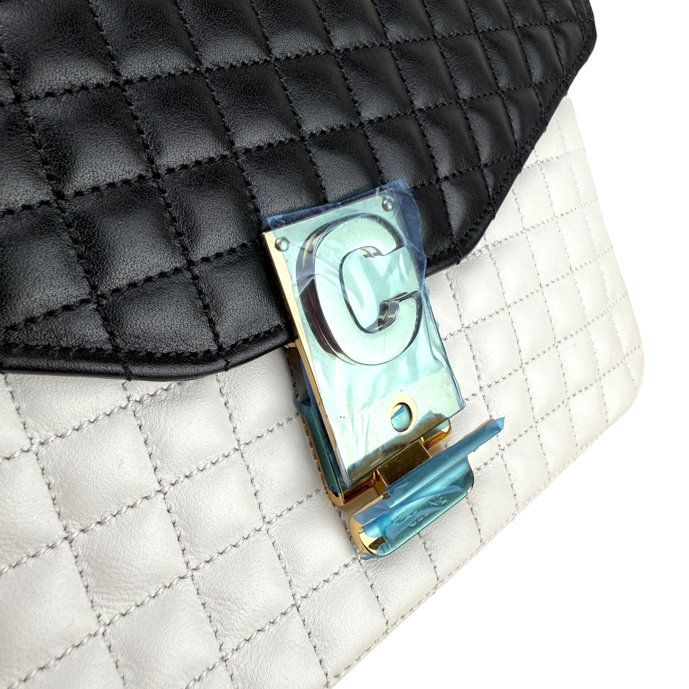 Pre-owned celine-leather-medium-c-bag-front
