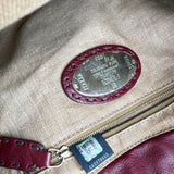 Pre-owned fendi-selleria-leather-chain-hobo-shoulder-tote-bag-front