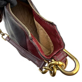 Pre-owned fendi-selleria-leather-chain-hobo-shoulder-tote-bag-front
