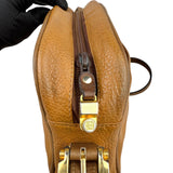 Pre-owned loewe-anagram-leather-camera-crossbody-bag-front