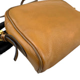 Pre-owned loewe-anagram-leather-camera-crossbody-bag-front
