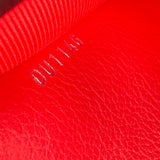 Pre-owned louis-vuitton-lockme-ii-top-handle-rubis-calfskin-bag-front