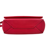 Pre-owned louis-vuitton-lockme-ii-top-handle-rubis-calfskin-bag-front