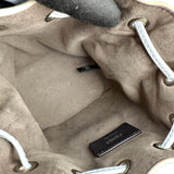 Pre-owned fendi-mon-tresor-bucket-bag-grigio-perla-front