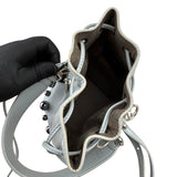 Pre-owned fendi-mon-tresor-bucket-bag-grigio-perla-front