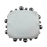 Pre-owned fendi-mon-tresor-bucket-bag-grigio-perla-front