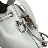 Pre-owned fendi-mon-tresor-bucket-bag-grigio-perla-front