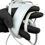 Pre-owned fendi-mon-tresor-bucket-bag-grigio-perla-front