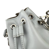 Pre-owned fendi-mon-tresor-bucket-bag-grigio-perla-front
