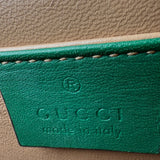 Pre-owned gucci-ophidia-emerald-snakeskin-front-view