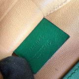 Pre-owned gucci-ophidia-emerald-snakeskin-front-view
