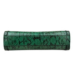 Pre-owned gucci-ophidia-emerald-snakeskin-front-view