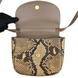 Pre-owned saint-laurent-python-crossbody-bag-front
