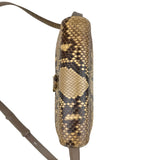 Pre-owned saint-laurent-python-crossbody-bag-front