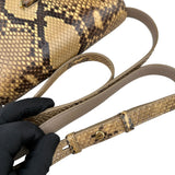 Pre-owned saint-laurent-python-crossbody-bag-front