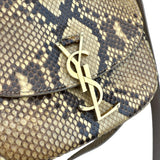 Pre-owned saint-laurent-python-crossbody-bag-front