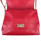 Pre-owned dior-diorling-shoulder-bag-red-front