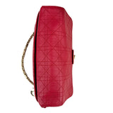 Pre-owned dior-diorling-shoulder-bag-red-front